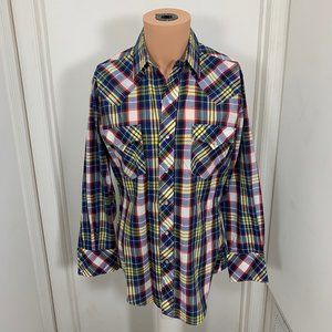 Vintage ATB Authentic Western snap Shirt 15 1/2